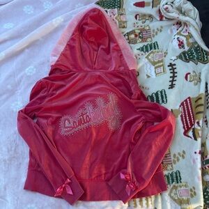victoria secret sexy little things christmas santa baby hoodie size medium